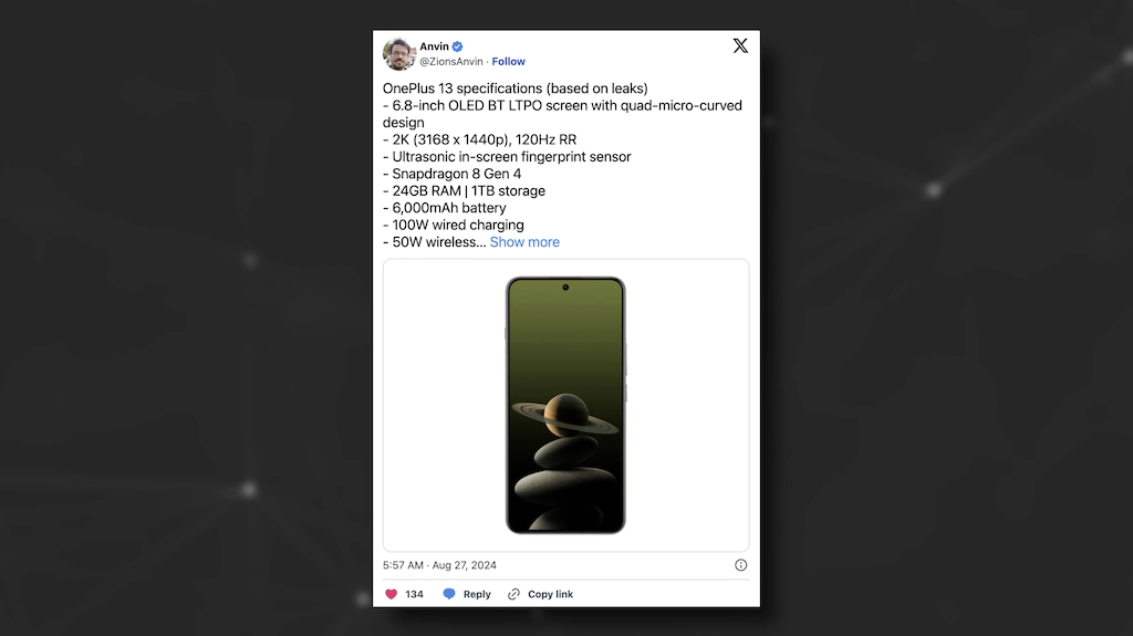 OnePlus 13 nadchodzi znowu zawstydzi konkurencje
